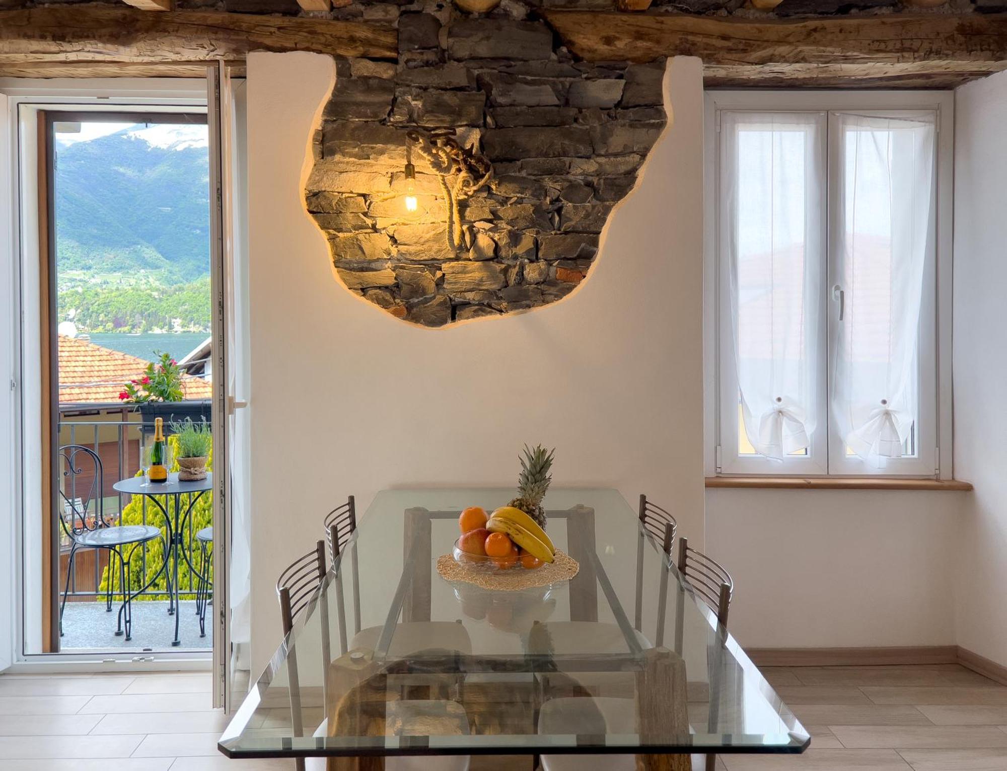 Appartamento Tivano Lezzeno Exteriör bild
